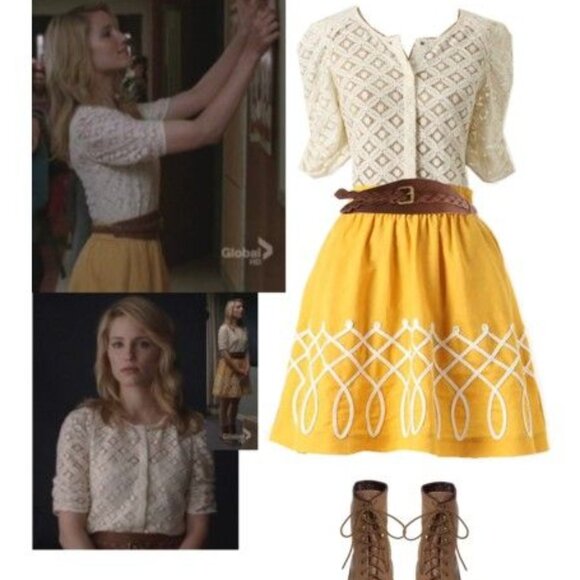 Anthropologie Two of Us Back Porch Blouse - Quinn Fabray - Picture 5 of 5